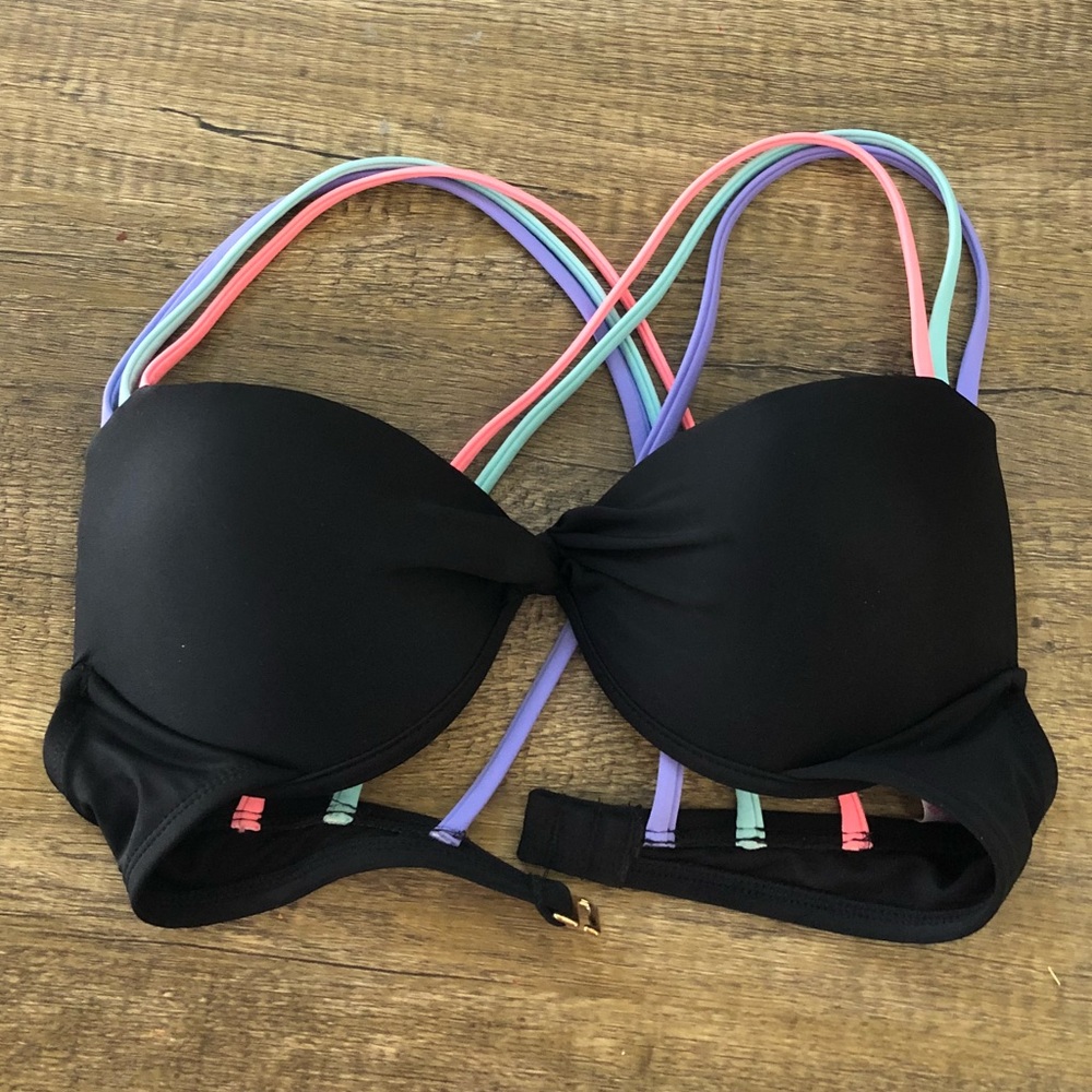 Target racerback bikini top